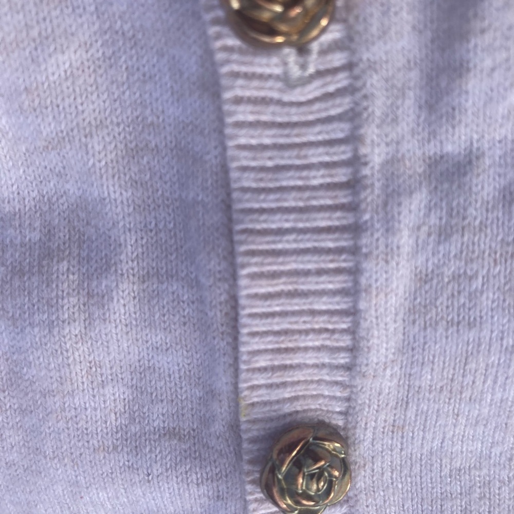 Cato cotton blend cream cardigan - Picture 5 of 9